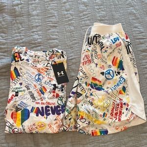 Under armor pride tshirt with shorts